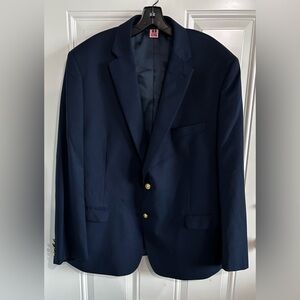 Ralph Lauren Mens Navy Blazer Sz 46R